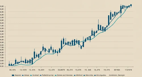 PHM: Trend with Support and Resistance Levels - PulteGroup Inc